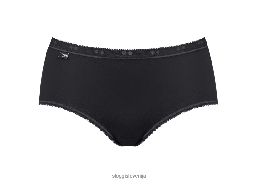 hlacke_sloggi_midi_hlacke_basic_zenske_crna_z0xz48479.png hlačke | sloggi midi hlačke basic+ ženske Črna Z0XZ48479 - Image 1