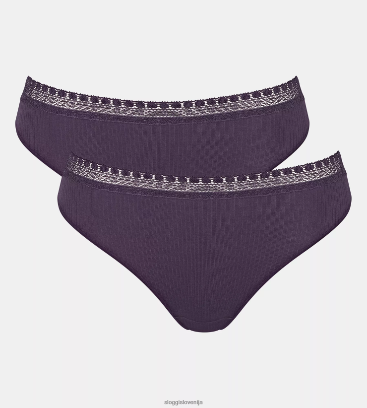 hlacke_sloggi_pojdite_na_rebraste_tai_hlacke_zenske_borovnica_z0xz48144.png hlačke | sloggi pojdite na rebraste tai hlačke ženske borovnica Z0XZ48144 - Image 1