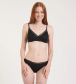 nedrčki | sloggi body adapt twist bralette ženske Črna Z0XZ48192 - Image 4