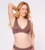 nedrčki | sloggi bralette zero feel flow ženske kakav Z0XZ48513 - Image 2