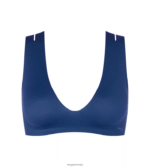 nedrčki | sloggi bralette zero feel flow ženske modri safir Z0XZ48141