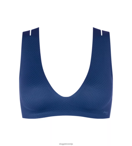 nedrčki | sloggi bralette zero feel flow ženske modri safir Z0XZ48141