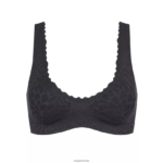 nedrčki | sloggi čipkasti bralette brez občutka ženske Črna Z0XZ48320