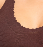 nedrčki | sloggi čipkasti bralette brez občutka ženske ebenovinasto rjava Z0XZ48542 - Image 5