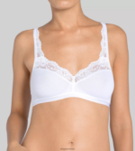 nedrčki | sloggi romantični bralette ženske bela Z0XZ48200 - Image 2