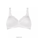 nedrčki | sloggi romantični bralette ženske bela Z0XZ48200