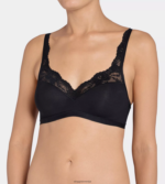 nedrčki | sloggi romantični bralette ženske Črna Z0XZ48502 - Image 2