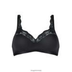 nedrčki | sloggi romantični bralette ženske Črna Z0XZ48502