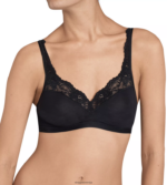 nedrčki | sloggi romantični bralette ženske Črna Z0XZ48502 - Image 3