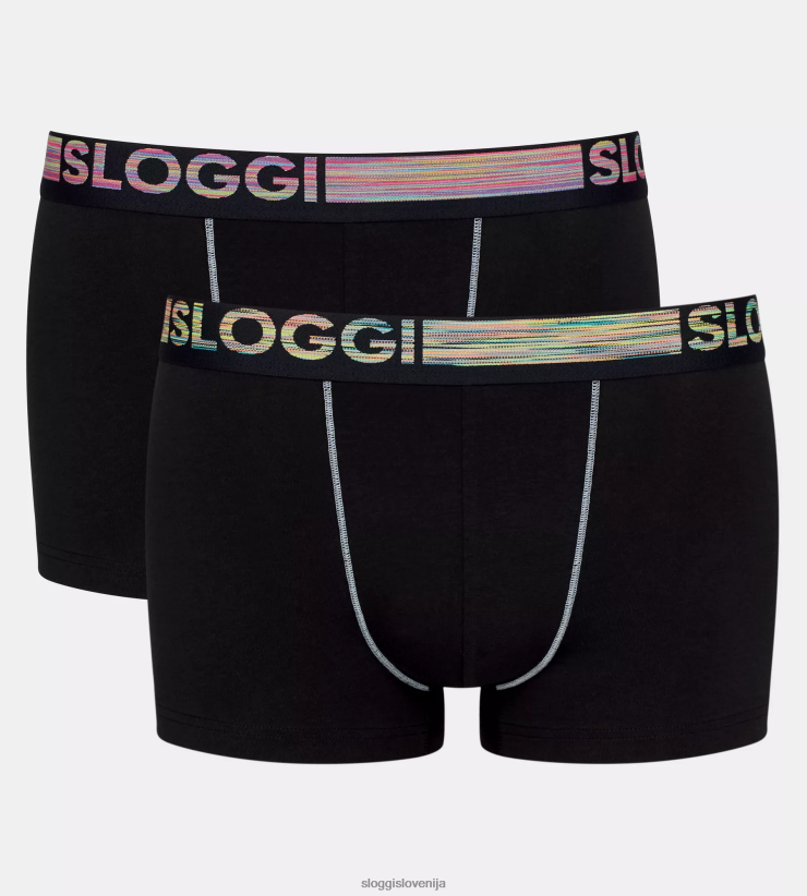 spodnje perilo sloggi go abc naravne hipster hlačke moški Črna Z0XZ48889 - Image 3