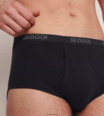 spodnje perilo sloggi osnovne maksi hlačke moški Črna Z0XZ48757 - Image 5