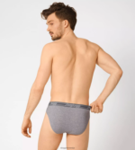 spodnje perilo sloggi začni mini brief moški siva kombinacija Z0XZ48814 - Image 3